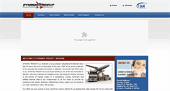 Desktop Screenshot of dynamicfreight.net